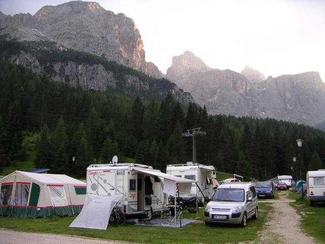 Camping Colfosco in AltaBadia