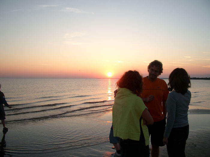 Gullbrannagarden: Strand am Abend