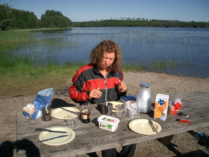 Am Skottesj� -Fr�hst�ck