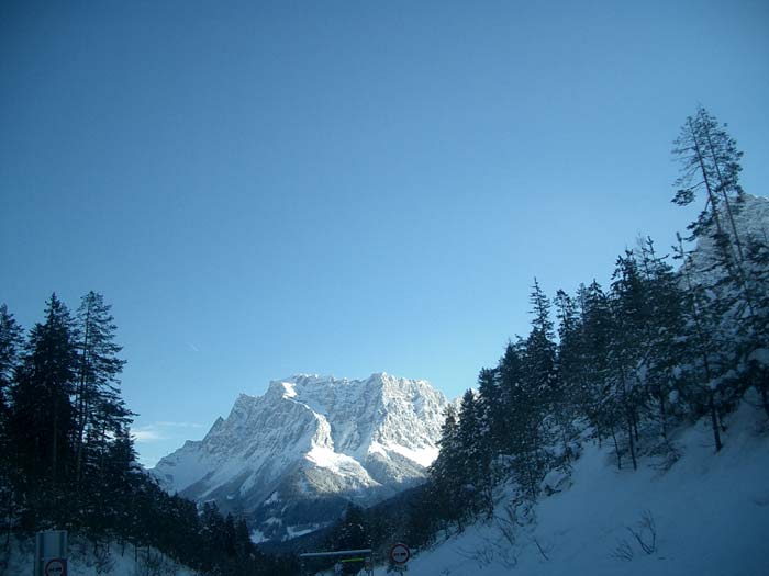 Blick auf die Zugspitze