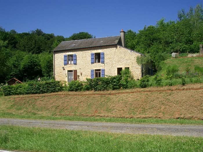 Typisches Haus in den sdlichen Ardennen