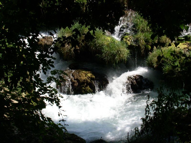 Krka Wasserflle, beeindruckende Gischt