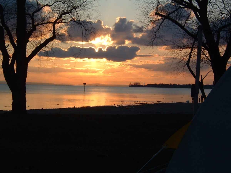 Sonnenuntergang am Bodensee