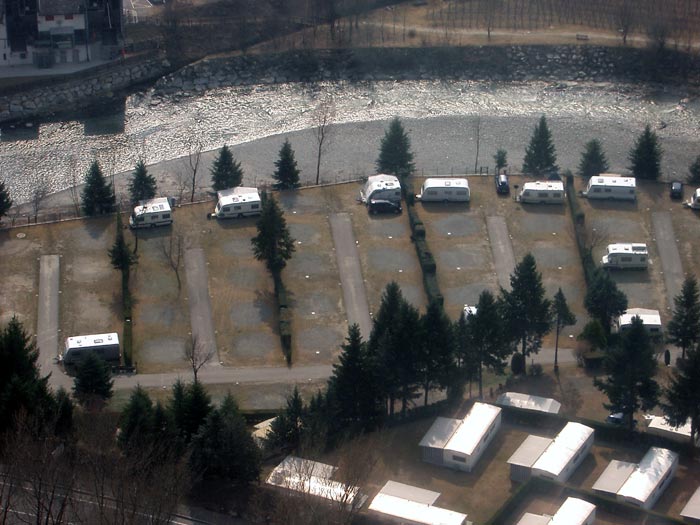 Latsch 2005 - Stellplatz aus der Gondel St.Martin